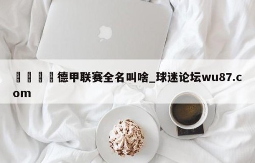 🍢德甲联赛全名叫啥_球迷论坛wu87.com