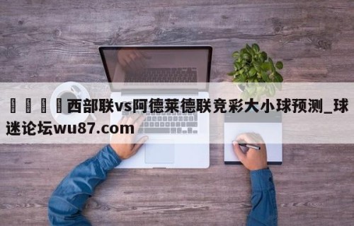 🍢西部联vs阿德莱德联竞彩大小球预测_球迷论坛wu87.com