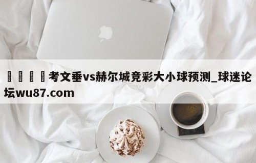 🍢考文垂vs赫尔城竞彩大小球预测_球迷论坛wu87.com